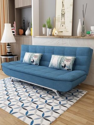 折疊沙發 沙發床可折疊小戶型雙人1.8米多功能布藝兩用經濟型可拆洗1.5客廳 JD