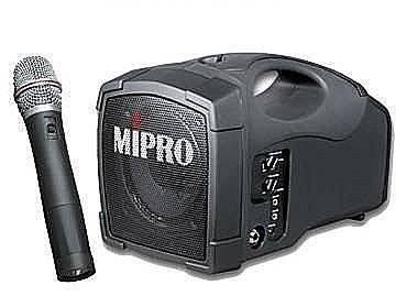 [欣晟電器]MIPRO MA-101無線擴音機(單頻 VHF)手握或領夾無線麥克風，實體店面另有HC-806無線擴音機