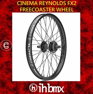 [I.H BMX] CINEMA REYNOLDS FX2 免倒踩後輪組 左駕 黑色 表演車特技車土坡車自行車下坡車