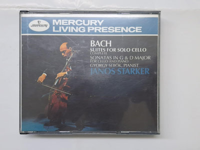 古典CD)(美版) 巴哈無伴奏大提琴組曲 - 史塔克(2CD)