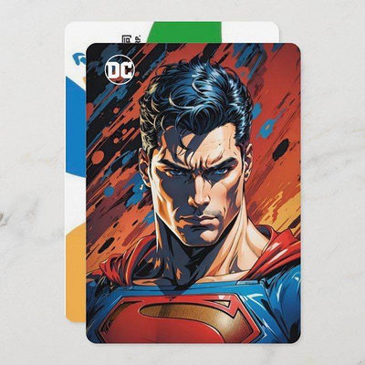 DC 超級英雄 超人 悠遊卡(實體悠遊卡、非貼紙）：Superman 生日禮物 Marvel