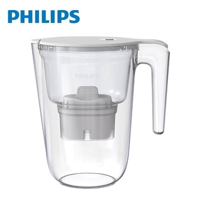 【Philips 飛利浦】除鉛 除氯 除農藥 超濾濾水壺/ 帶計時器-長效版 3.4L (AWP2941) SGS認證