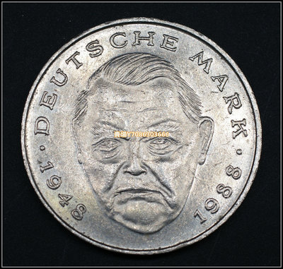 聯邦德國2馬克硬幣 年份隨機外國錢幣 KM170 錢幣 紀念幣 紙鈔【悠然居】935