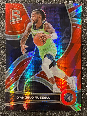 2021-22 Panini Spectra Asia Red Prizm #71 - D'Angelo Russell