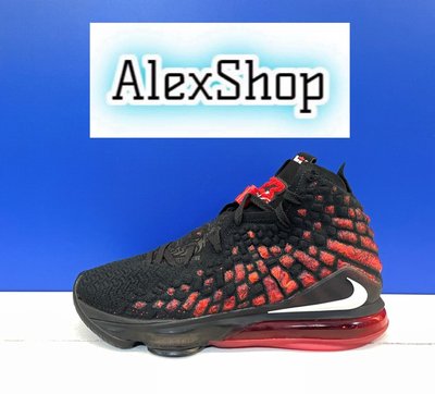 艾力克斯 NIKE LEBRON XVII EP 17 男 BQ3178-006 黑紅 XDR 籃球鞋 上7