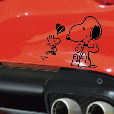 LN貼紙工坊 🔥 Snoopy 車貼 史努比 燈眉貼 汽車貼紙 機車貼紙 反光貼紙 貼 行李箱貼紙