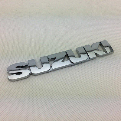 新款推薦 1 X ABS SUZUKI字母徽標汽車SUZUKI的汽車後備箱標誌徽章貼紙貼花 可開發票