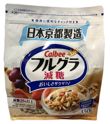 calbee 加樂比 富果樂 水果早餐麥片 減糖新配方 380g/包