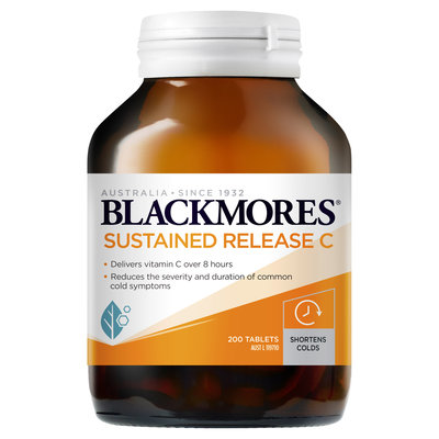 Blackmores Sustained 緩釋維他命C Release C 200 Tablets