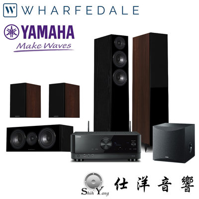YAMAHA RX-V4A + Wharfedale 12.3+12.C+12.1+ YAMAHA SW050 重低音
