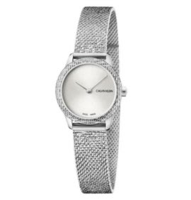 【5折便宜賣】【全新】Calvin Klein CK 優雅銀色典雅腕錶(K3M23T26)24mm【原價8500】