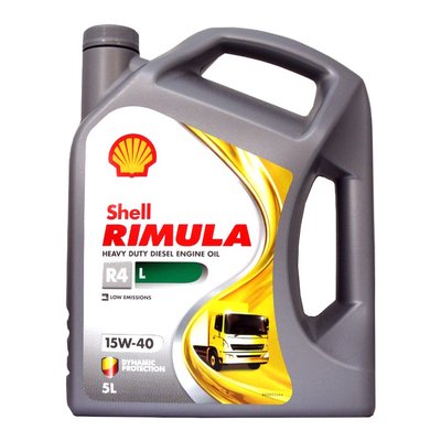 【易油網】SHELL RIMULA R4 L 15W40 5L 商用柴油車 重車專用 貨車 聯結車 貨卡 CK4