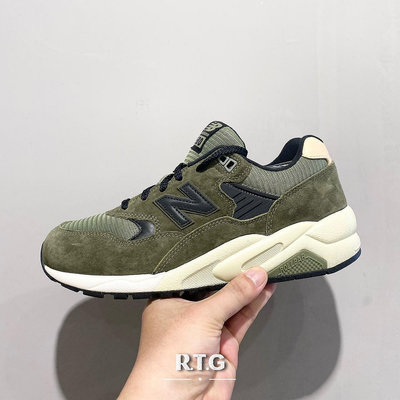 NEW BALANCE 580 MT580ADC 軍綠 復古 麂皮 拼接 經典 男女鞋