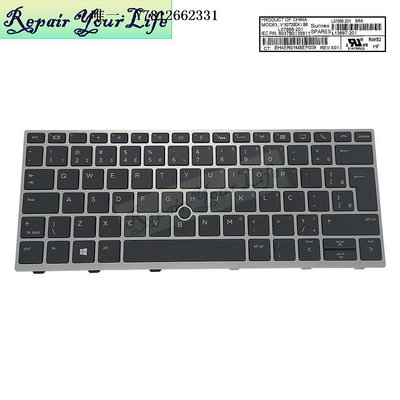 電腦零件HP惠普 730 G5 735 G5 830 G5 836 G5 HSN-I12C i30C 鍵盤 背光BR筆電