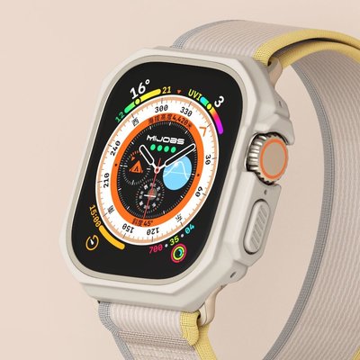 兼容 Apple Watch Ultra 保護殼 49 毫米防震超薄硬質 PC 保護殼保護套框架 [無屏幕保護膜]
