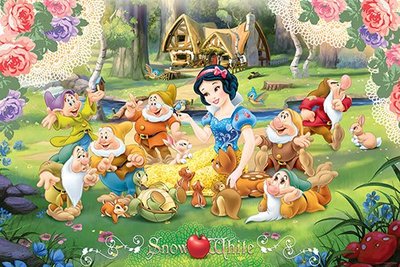 【街頭巷尾】Disney Princess白雪公主(2)拼圖1000片-HPD01000-086