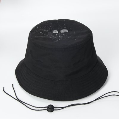 漁夫帽男女防潑水盆帽大頭圍加大碼帶防風繩高品質定DIY