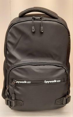 SPYWALK防潑水後背包/輕量背包/休閒背包S9013黑色