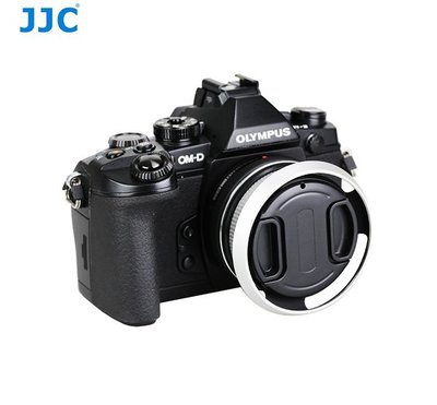 超 JJC 自動蓋遮光罩 Olympus 副廠 鏡頭蓋 MZD 14-42mm f3.5-5.6 EZ 第四代 LC-3