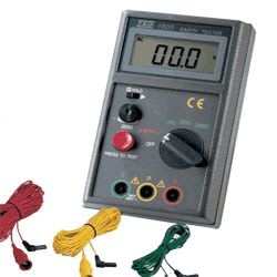 [捷克科技] TES 1605 數位式 接地 電阻計 高阻 低阻 歐姆 自動關機  專業儀錶電錶