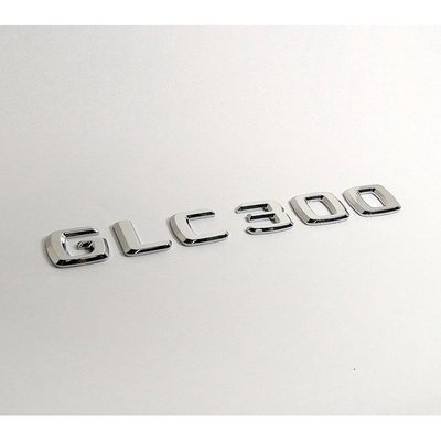 【JR佳睿精品】Benz GLC300 新款 電鍍銀 字貼 字體 後廂字標 平面 23mm