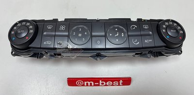 BENZ W211 2003-2004 冷氣面版 按鍵 開關 面板 (無恆溫 無液晶) (日本外匯拆車品) 2118300385