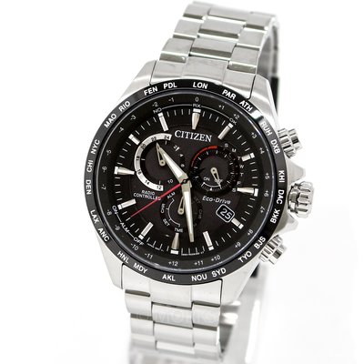 現貨 可自取 CITIZEN CB5838-85E 星辰錶 手錶 45mm 光動能 電波錶 黑面盤 鋼錶帶 男錶女錶