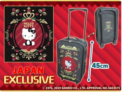 特價 日本代購現貨 三麗鷗 SANRIO日本限定 正版 hello kitty 摺疊小行李箱 兒童行李箱