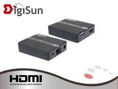 【開心驛站】DigiSun EH605 HDMI 網路線訊號延長器+紅外線遙控傳輸(直線：50公尺)