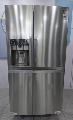 桃園二手家電 推薦-LG 樂金 775公升 門中門 對開 變頻 冰箱 GR-DP78S 冰飲機 自動製冰 便宜中古2手家電