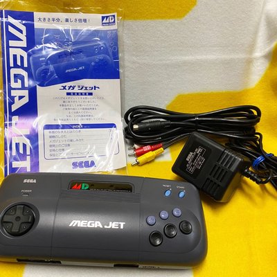 SEGA MEGA DRIVER MD MEGA JET (HMJ-0300) 行動主機 稀少美品 日本製