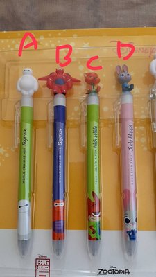 【紫晶小棧】迪士尼 Disney 造型公仔筆 +筆蕊 (2款) 收藏 文具 公仔 原子筆  好市多 (單賣)