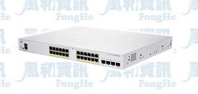 思科 Cisco CBS250-24P-4G-TW 24埠智慧網管型PoE交換器【風和網通】