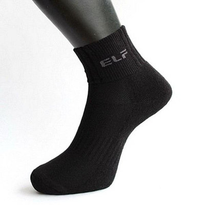 ELF-竹炭短統氣墊襪︱除臭運動襪 -4 色【5813】