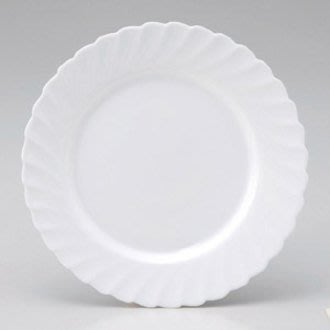 美國帶回 arcopal 白色 陶瓷 餐盤 盤子 湯匙 叉子 匙叉 叉匙 餐具組