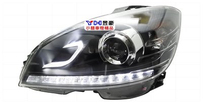 【小林車燈精品】全新外銷件 BENZ W204 08-11 類12年式樣 C250 小C 黑框魚眼大燈 特價中