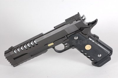 JHS（（金和勝 生存遊戲專賣））台製 WE 全金屬特別鏤空版 HI-CAPA 5.2吋龍 瓦斯手槍 4341