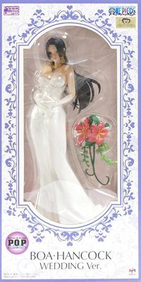 日本正版 POP 海賊王 航海王 女帝 漢考克 婚紗 WEDDING 模型 公仔 日本代購