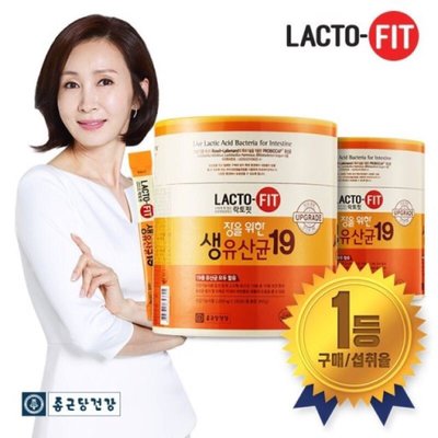 【預購】韓國LACTO-FIT 19 鍾根堂益生菌、30億乳酸菌 180入 (下訂前先訊息詢問）