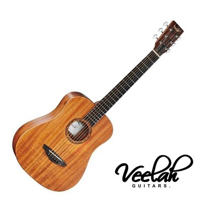 旅行吉他 Veelah Togo-M 34吋 小吉他 民謠吉他 桃花心單板 - 【他，在旅行】