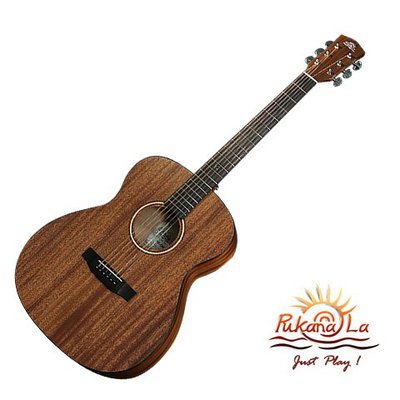 Pukanala PG-OM2 沙比利木 單板 民謠吉他 木吉他 - 【他，在旅行】