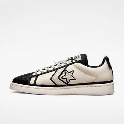 【代購】Joshua Vides x Converse Pro Leather 米白低幫休閒滑板鞋 男鞋