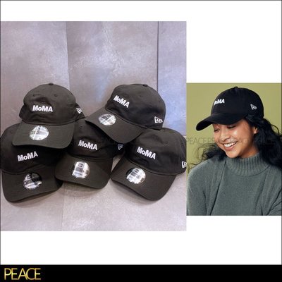 【PEACE】New Era X MOMA Adjustable Baseball Cap 黑色老帽
