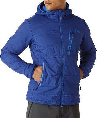 男款 美國OR 戶外 Polartec Alpha 輕量保暖高透氣連帽 外套 戶外 登山 運動