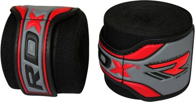 【千里之行】英國RDX手綁帶繃帶-黑-450cm長-另有重訓手套腰帶拳擊手套可選購