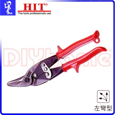 [DIYhome] 日本 HIT MS-260L 鐵皮剪刀 左彎型 小型鋼剪(鐵板.白鐵板) K510134