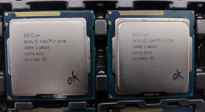 新達3C Intel® Core™ i7-3770 3.4 GHz 快取 8M 四核心 虛擬八核心 售價=940元