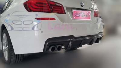 『塔菈』BMW  寶馬 F10 M-TECH carbon 卡夢碳纖維 保桿用 V款 後下巴 後中包