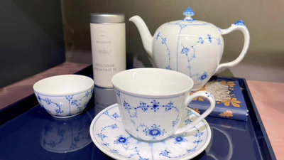 廠家出貨RoyalCopenhagen皇家哥本哈根平邊唐草 茶杯咖啡杯碟茶壺北歐陶瓷