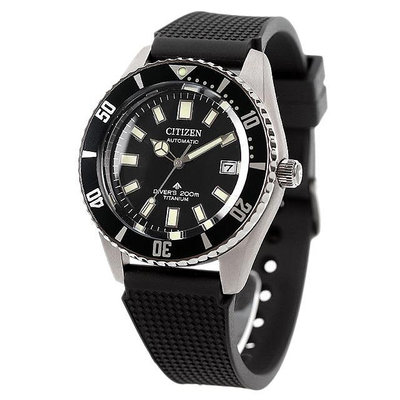 預購 CITIZEN NB6021-17E 星辰錶 41mm PROMASTER 機械錶 黑色面盤 PU錶帶 男錶